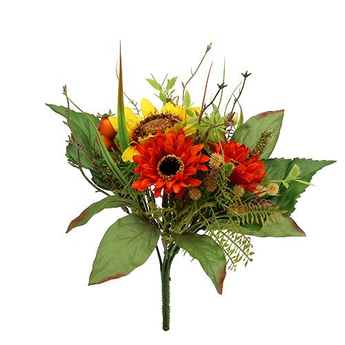 Floristik24 Boeket zonnebloemen geel 24cm