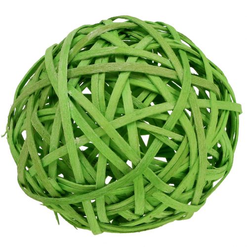 Floristik24 Chipbal lichtgroen Ø8cm 4 st