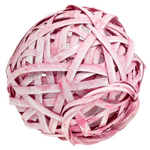 Floristik24 Frituurmand rond Ø15cm H14cm Roze