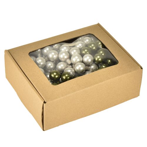 Artikel Mirror Berries Kerstballen Groen Zilver Ø20mm 140st
