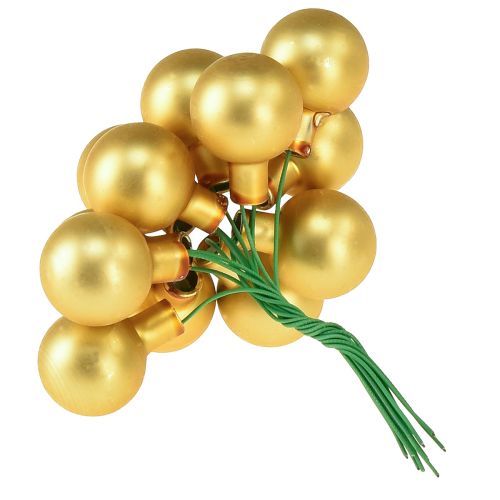 Artikel Mini kerstboomballen glas spiegel bessen Ø20mm 140 st