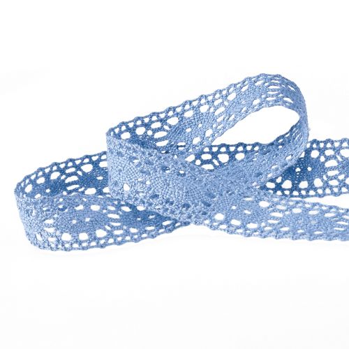 Artikel Kanten lint jeansblauw decoratief lint sieradenlint W18mm L20m