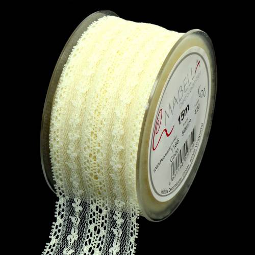 Kanten lint creme 50mm L15m