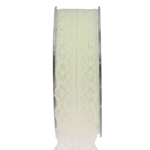 Floristik24 Kantlint crème cadeaulint decoratief lint 28mm 20m