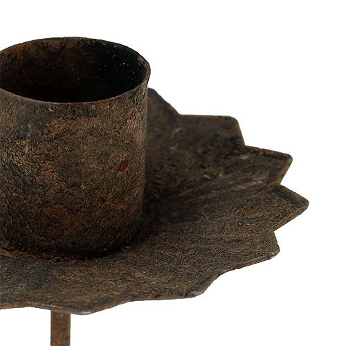 Artikel Conische kandelaar om in te steken Ø7cm roest