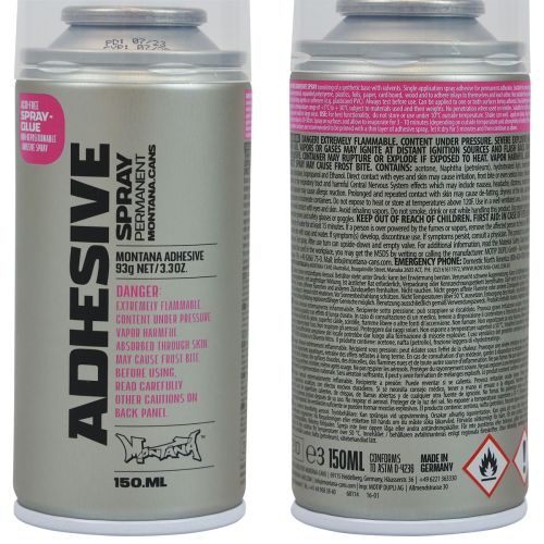 Floristik24 Spuitlijm hobbylijm Montana lijm voor het spuiten 150ml