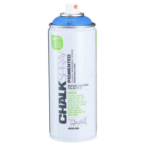 Floristik24 Spuitkrijt in blauw Krijtspray Montana Blikken 400ml
