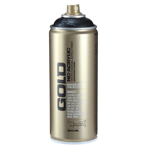 Floristik24 Spuitverf zwart Montana Gold spuitverf acryl 400ml