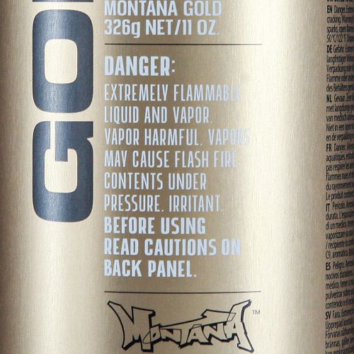 Artikel Spuitverf zwart Montana Gold spuitverf acryl 400ml