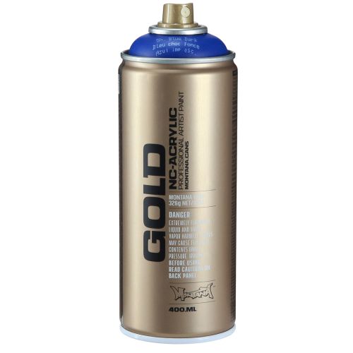 Artikel Spuitverf in blauw mat Montana Gold verfspray 400ml