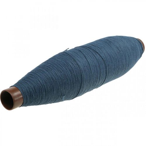 Floristik24 Garen op spoel, touw, blauw, Ø2mm