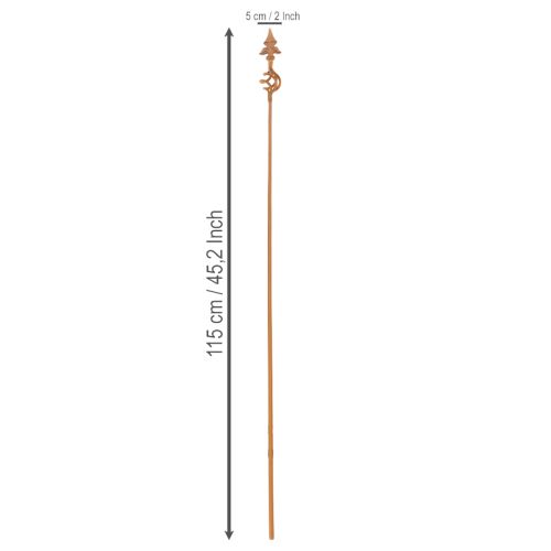 Artikel Tuinpaal met decoratief element, 115 cm, voor tuindecoratie.