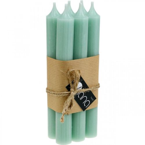 Artikel Stokkaarsen groene kaarsen jade kaars decoratie Ø21mm 170mm 6 st
