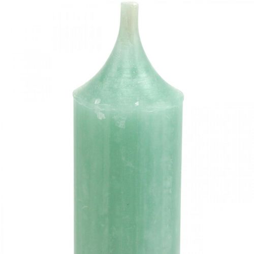 Artikel Stokkaarsen groene kaarsen jade kaars decoratie Ø21mm 170mm 6 st