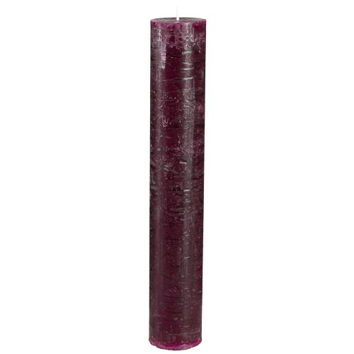 Artikel Taper kaarsen effen kaarsen bordeaux 50x300mm 4 st