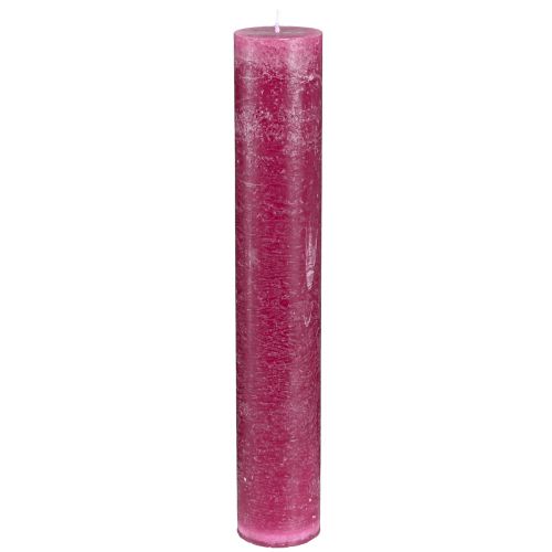 Artikel Taper kaarsen effen kaarsen Berry 50x300mm 4 st