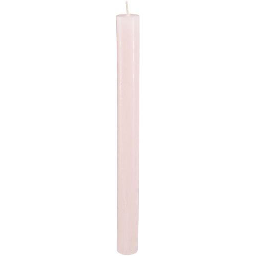 Artikel Stokkaarsen effen lichtroze kaarsen roze 21×240mm 12 st