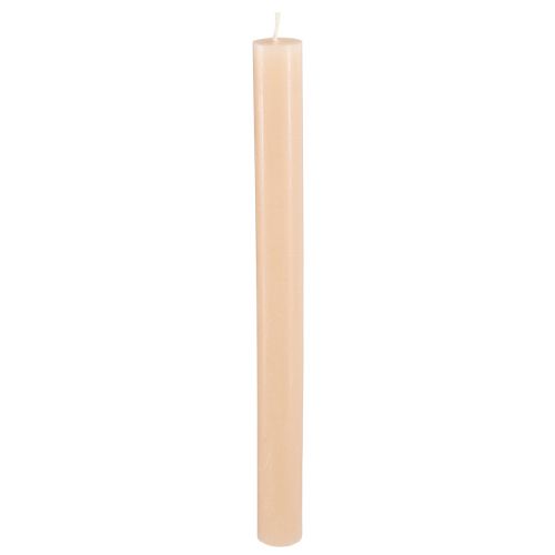 Taper kaarsen oranje perzik 21×240mm 12st