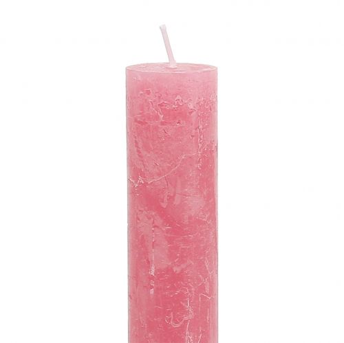 Artikel Stokkaarsen roze gekleurd 34mm x 300mm 4 st