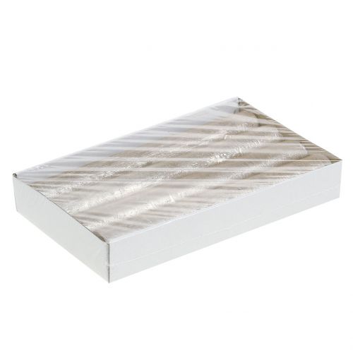 Floristik24 Taper kaarsen effen champagne 34mm x 240mm 4 st