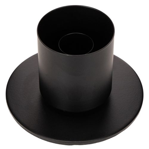 Kandelaar met taps toelopende glazen cilinder. Eenvoudig en tijdloos. 31 cm | Floristik24.nl