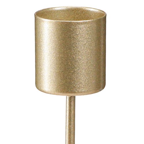 Artikel Stokkandelaar mat goud kandelaar om in te steken 11cm 16 stuks