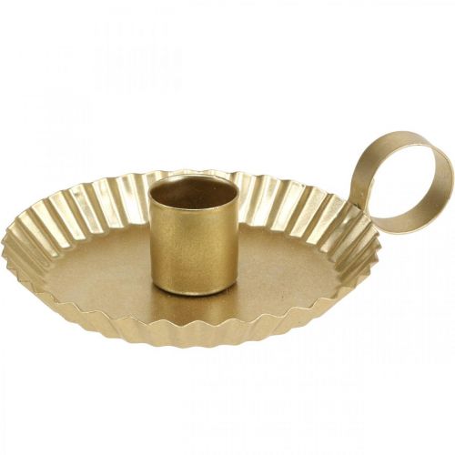 Artikel Kandelaar metalen staafkandelaar goud Ø9,5cm 4st