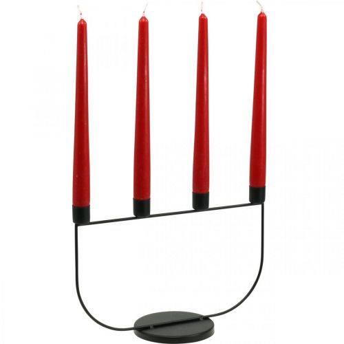Artikel Kandelaar, kandelaar Adventskrans 27,5cm H18,5cm
