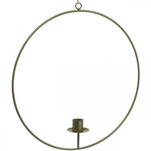 Artikel Decoratieve ring om op te hangen Kandelaar Loop Bruin Ø30cm