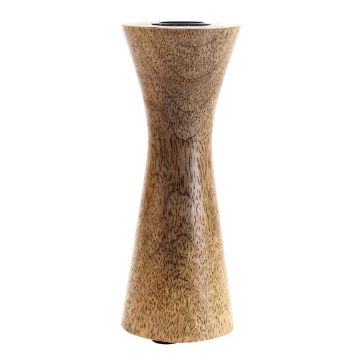 Artikel Stokkandelaar houten kandelaar naturel Ø6cm H20cm