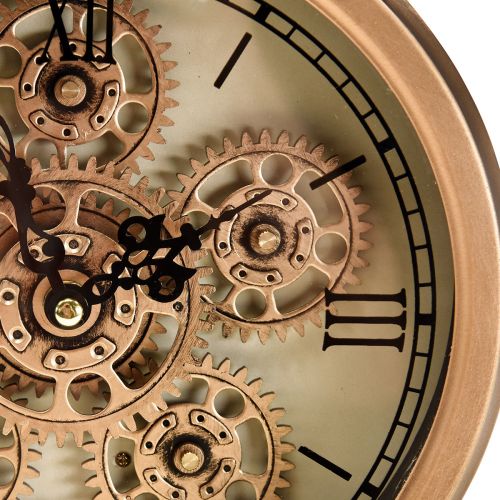 Artikel Steampunk klok met Romeinse cijfers wekker 23x8x29,5cm