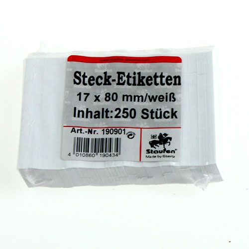 Floristik24 Plaklabels 17mm x 80mm 250 stuks