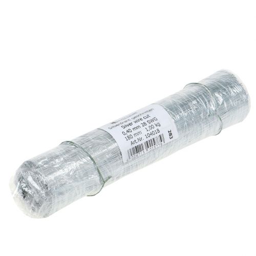 Artikel Pindraad, zilverdraad gegalvaniseerd Ø0.4mm L180mm 1kg
