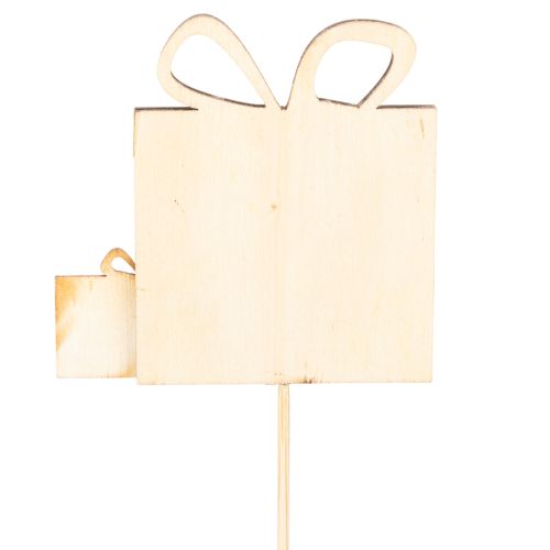 Cadeauset met plantenetiketten, houten design, 31 cm, 12 stuks | Floristik24.nl