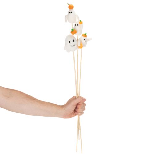 Spookfiguren op houten stokjes, Halloweenversiering, 54 cm, 8 stuks | Floristik24.nl