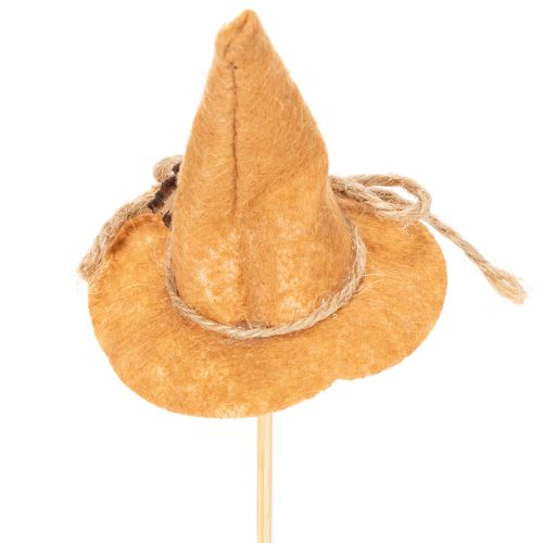 Decoratieve vilten heksenhoedjes als tafeldecoratie voor de herfst, 28 cm, 12 stuks | Floristik24.nl