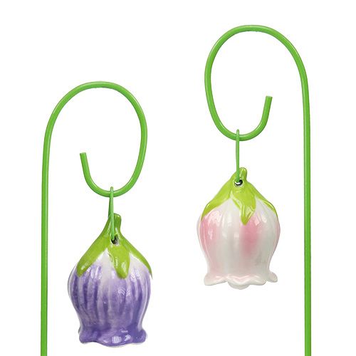 Floristik24 Keramische bloemplug 5cm 28cm 8st