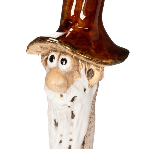 Decoratieve tuinkabouterfiguur voor plantenpotten, 16 cm, 2 stuks | Floristik24.nl