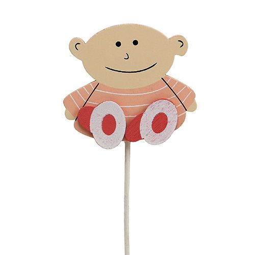 Artikel Stekker Baby 5cm L25cm Roze 20 st