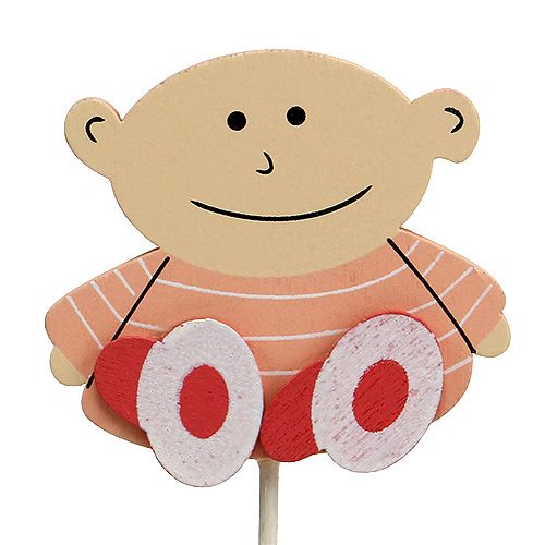 Artikel Stekker Baby 5cm L25cm Roze 20 st
