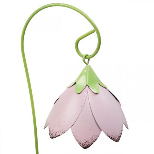 Floristik24 Tuinstekers Metaal Decoratieve Bloemen Gekleurde Bedstekers L34 4st