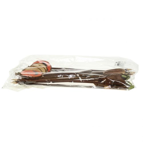 Floristik24 Plug pompoen naturel, oranje 8cm 12st