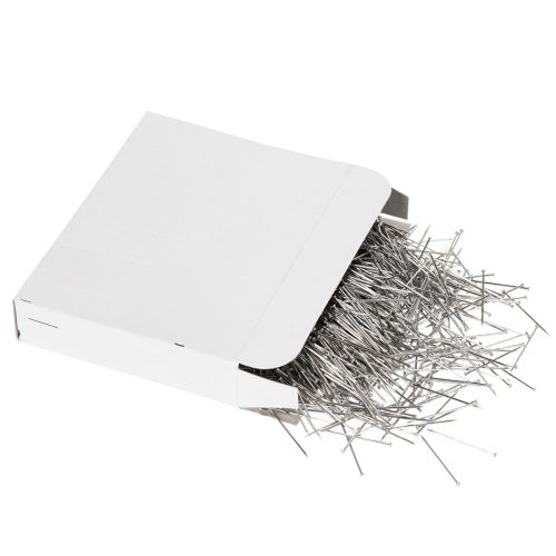 Floristik24 Verzilverde ijzeren pinnen, vernikkeld, 105/30 mm, 500 g