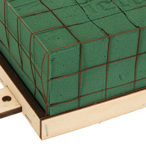 Artikel Steekschuimsteen Florette Eco houten voet 18×10cm