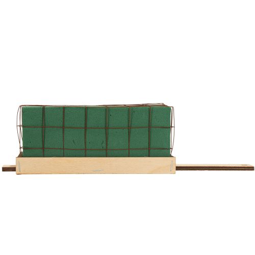 Artikel Steekschuimsteen Florette Eco houten voet 18×10cm