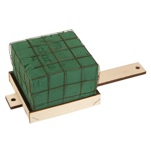 Steekschuimsteen Florette Eco met hout 10×10cm