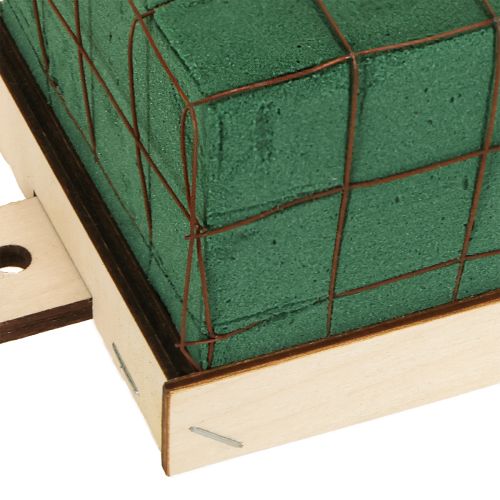 Artikel Steekschuimsteen Florette Eco met hout 10×10cm