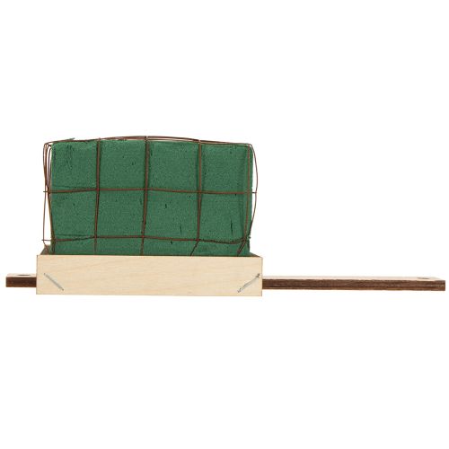 Artikel Steekschuimsteen Florette Eco met hout 10×10cm