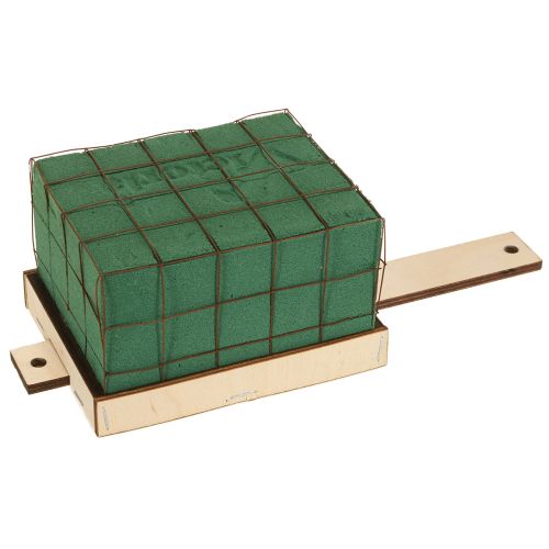 Steekschuim baksteen basis hout Florette Eco 12×10cm