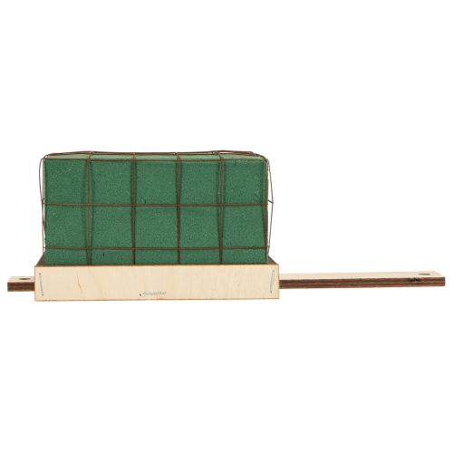 Artikel Steekschuim baksteen basis hout Florette Eco 12×10cm